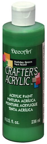 DecoArt DCA04-9 Crafters Acrylic, 8-Ounce, Holiday Green