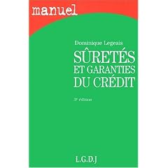 S�ret�s et garanties du cr�dit, 3e �dition