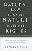 Natural Law, Laws of Nature, Natural Rights: Continuity And Discontinuity in the History of Ideas
