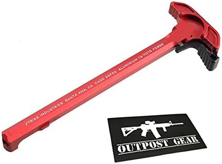 Strike Red Line T6-7075 Charging H*ndle (Extended Latch) w/ Outpost Gear Sticker