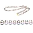 AugustinaJewelry Single Strand 18 Inch 6-7mmmm Lavender Freshwater Cultured Pearl Necklace