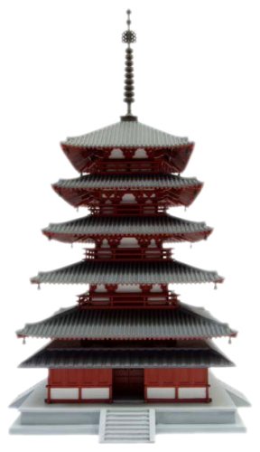 1/150 法隆寺 五重塔