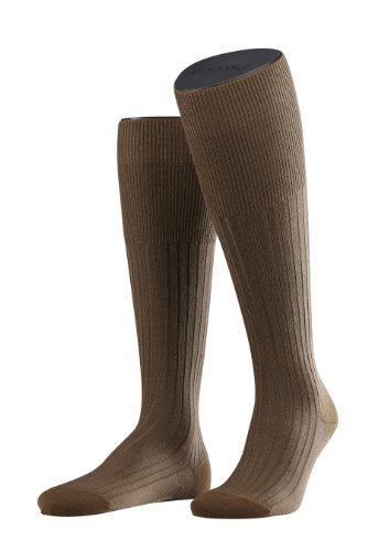 FALKE Bristol Pure KH 15415 Herren Kniestr&uuml;mpfe, Gr. 39/42, braun (humus 4660) Preisvergleich