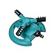 KMASHI Lawn Sprinkler, Garden Sprinkler Three Arm Water Sprinkler