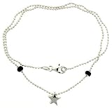 Sterling Silver Bracelet with a Star Slide 7