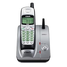 V-Tech VT5823 5.8GHz Cordless Phone with Caller ID (Silver) by VTech