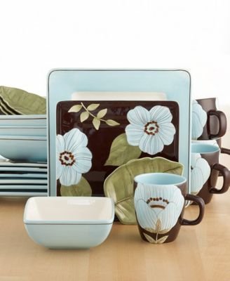 Laurie Gates Madison 20-Piece Square Dinnerware Set