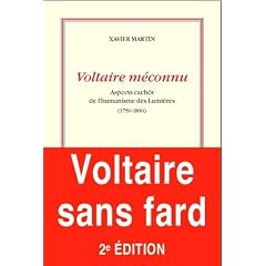 Voltaire m�connu - Aspects cach�s de l'humanisme des lumi�res
