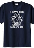 Big Mens Buddha Body T-Shirt (Big & Tall and Regular Sizes)