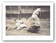 Joe Dimaggio Sliding Into Third by Corbis-Bettmann 9.5"x14" Art Print Poster