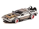 De Lorean LK Diecast Model Car from Back To The Future Part 3 (1:43 scale)