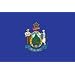 Valley Forge Nylon Maine State Flag, measures 3-Foot x 5-Foot