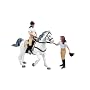 Exclusive to Amazon.co.uk.  Le Toy Van - Papo Riding Set 2 Female Rider with Horse  (White Horse with Saddle / Riding Girl / Horse Woman)
