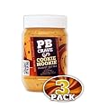 PB Crave Natural Peanut Butter, Cookie Nookie, 16oz Jars, (Pack of 3)