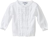 Hartstrings Baby-girls Infant Ruffle Front Cardigan Sweater