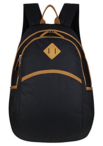 Bag Wizard Vintage Travel School Laptop Backpacks Book Bags for College (charcoal)