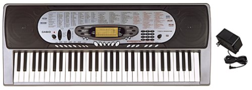 Casio CTK-573 61-Note Touch Sensitive Keyboard with Adapter and Song Books