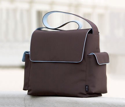 OiOi Messenger Diaper Bag Interior 5505