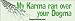 My Karma Ran Over Your Dogma - funny bumper stickers (Medium 10x2.8 in.)