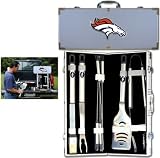 Denver Broncos 8pc. BBQ Set w/Case