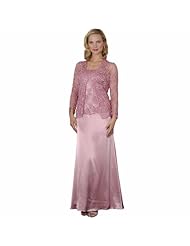 Polyester Slit Evening Dress 