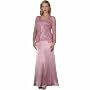Rose Crochet Formal Evening Dress and Jacket - Mother of Bride & Groom Dress. Mothers Dress Gown. Womens Long Evening Gown by Sean Collection (7317)