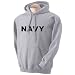 NAVY Hooded Sweatshirt - Military Style Physical Training Sweatshirt in Gray