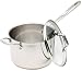 Emerilware Stainless 4-Quart Covered Saucepan with Loop Handle