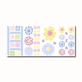 Daisy Dotz Floral Self Stick Room Appliques