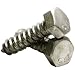 Galvanized Steel Lag Bolt, Hex Head, 5/16", 1-3/4" Length (Pack of 130)