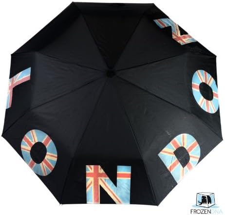 London & Union Jack Flag Color Changing Umbrella | Changes Color with the Rain