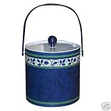 Pfaltzgraff Orleans 3 1/2qt Vinyl Ice Bucket w/Tongs