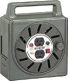 ハタヤ　ＮＪ－２型ボックスリール　単相１００Ｖ接地付　１０ｍ　アースチェック付　3703843 NJ101KE