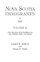 Nova Scotia Immigrants to 1867, Volume II