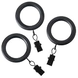 Review Yersh Enterprise  / Thomas O'Brien® Drapery Ring - Modern Acorn Black