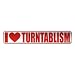  I LOVE TURNTABLISM  STREET SIGN MUSIC