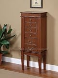 Walnut Jewelry Armoire by Powell Company