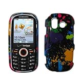 Samsung Intensity U450 Paint Splatter Design Hard Cover Crystal Case