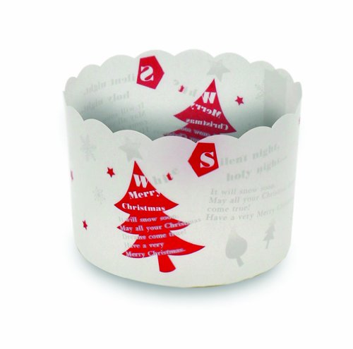 Welcome Home Brands T70104BX Free-Standing Plastic Dessert Baking Cups, Set of 12, Tree