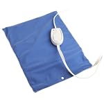 Sunbeam Health at Home Standard Moist Heating Pad with Arthritic Controller, Sky Blue