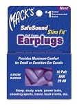 Mack's SafeSound Slim Fit Foam Earplugs - 10 pair-20, count, 10 pair