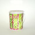 Agatha's Bester Smart Porzellan-Teesiebbecher mit Deckel und Edelstahlfilter, pink-gr�n