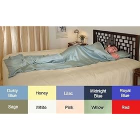 DreamSacks Extra Roomy Opening Silk Sleep Sack
