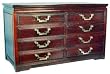 Contemporary Asian Jewelry Chest / Box (horizontal) - rosewood, 8 fabric lined drawers Contemporary Asian Jewelry Chest / Box (horizontal) - rosewood, 8 fabric lined drawers