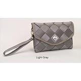 IMAGE OF Small Clutch Color: Light Gray
