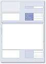 Communisis Sage Compatible Invoice for Laser or Inkjet 297x210mm A4  - Ref DUKSA008 (Pack 500)