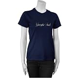 Georgia Tech Yellow Jackets Navy Blue Ladies Slim Fit Baby Doll T-shirt