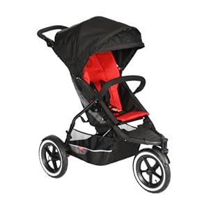 phil&teds Explorer Inline Stroller Red