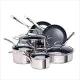 Stainless Steel Eco-Friendly 10 Piece Cookware Set