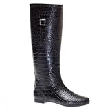 Colors Of California Stivale In Gomma Stampa Cocco Hc311rb02-blac Femme Bottes Noir